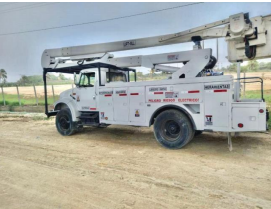 Servicio de grúa con canasta