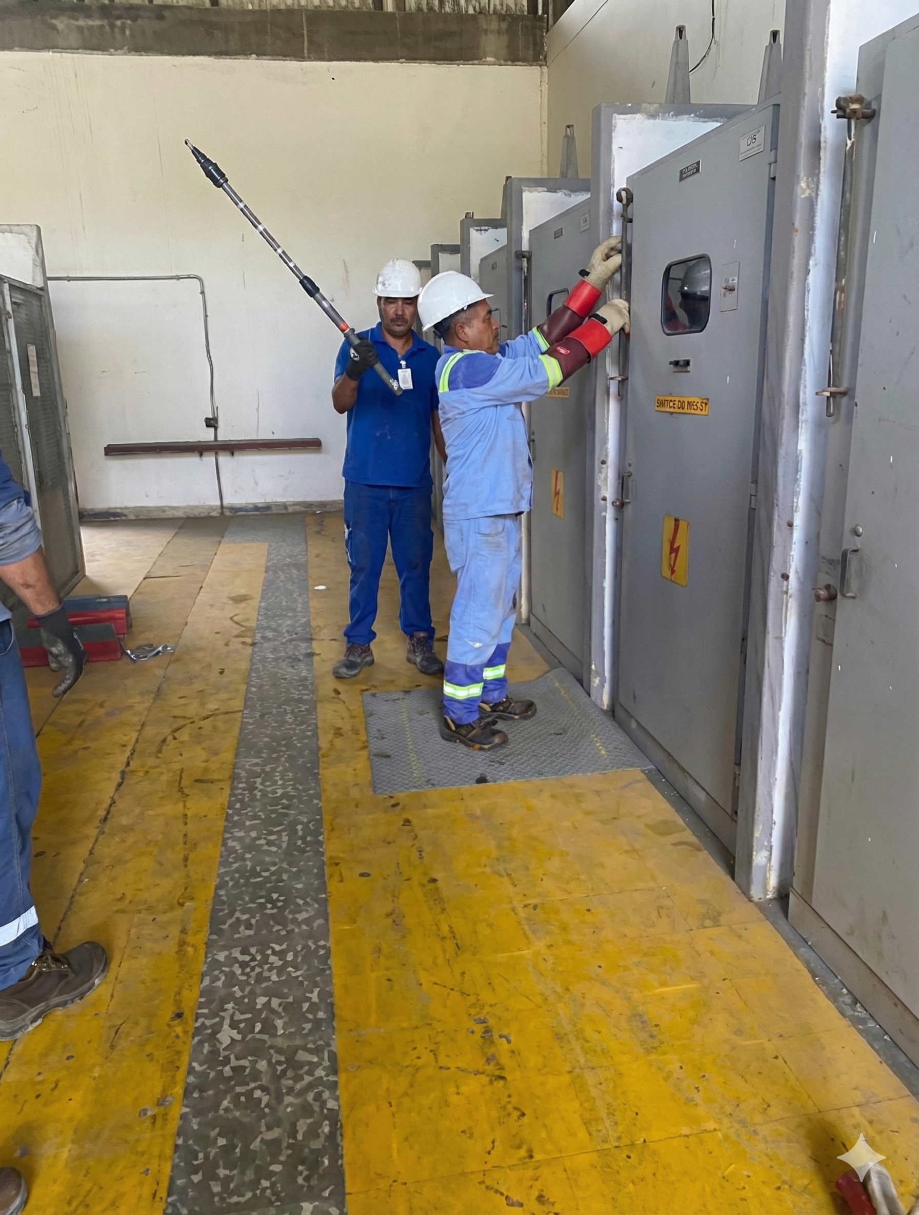 Mantenimiento de subestación eléctrica